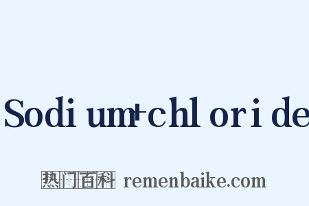 Sodium+chloride是什么意思的图片